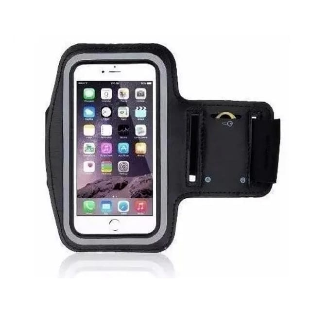 Kit Corrida - Fone Neckband Bluetooth + Pochete + Braçadeira