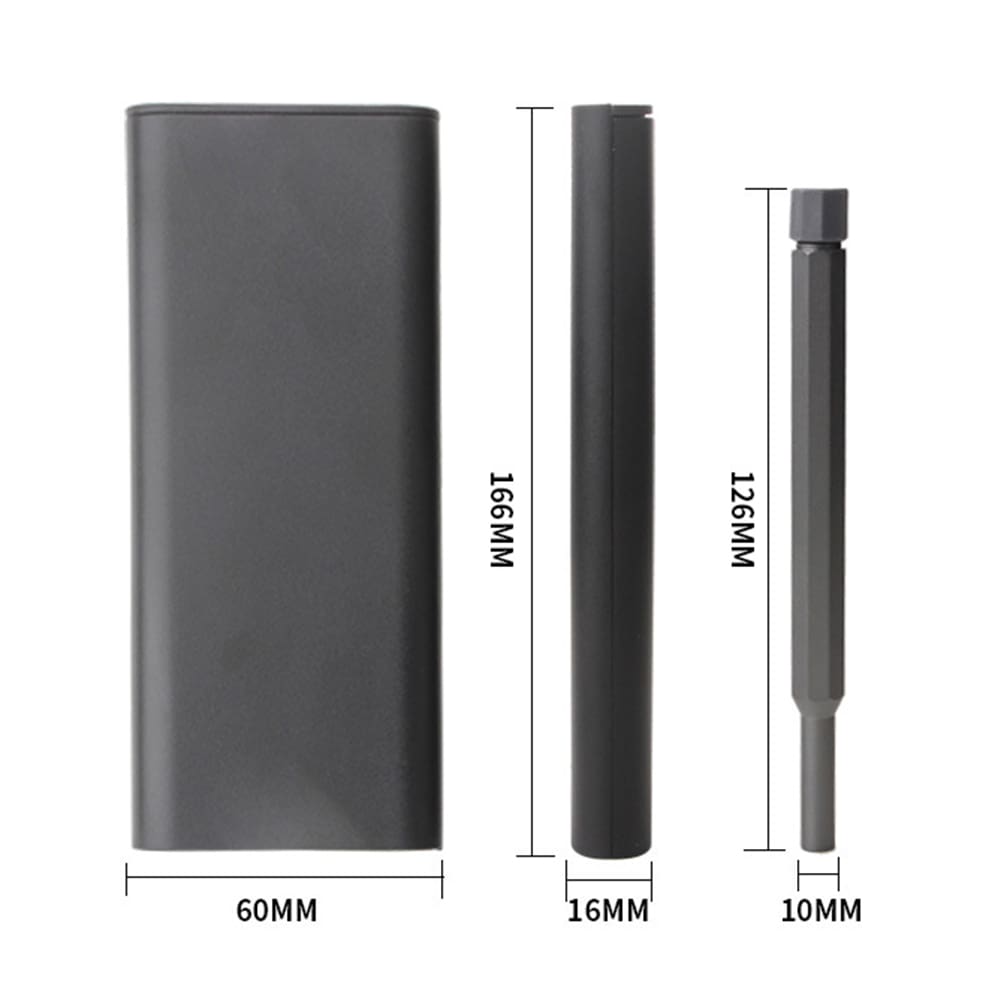 Conjunto Chave de Fenda Magnética 24 em 1 para Eletrônicos e Celulares