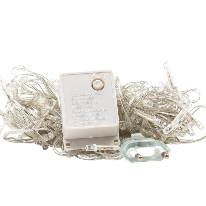 Pisca de Natal 100 Leds Branco Quente 9 Metros – 220V