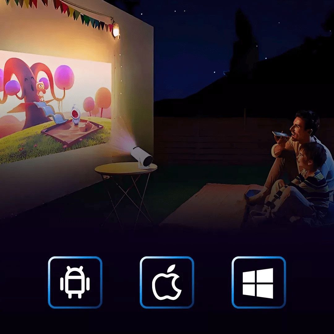 Projetor Hy300 Pro 4K Portátil