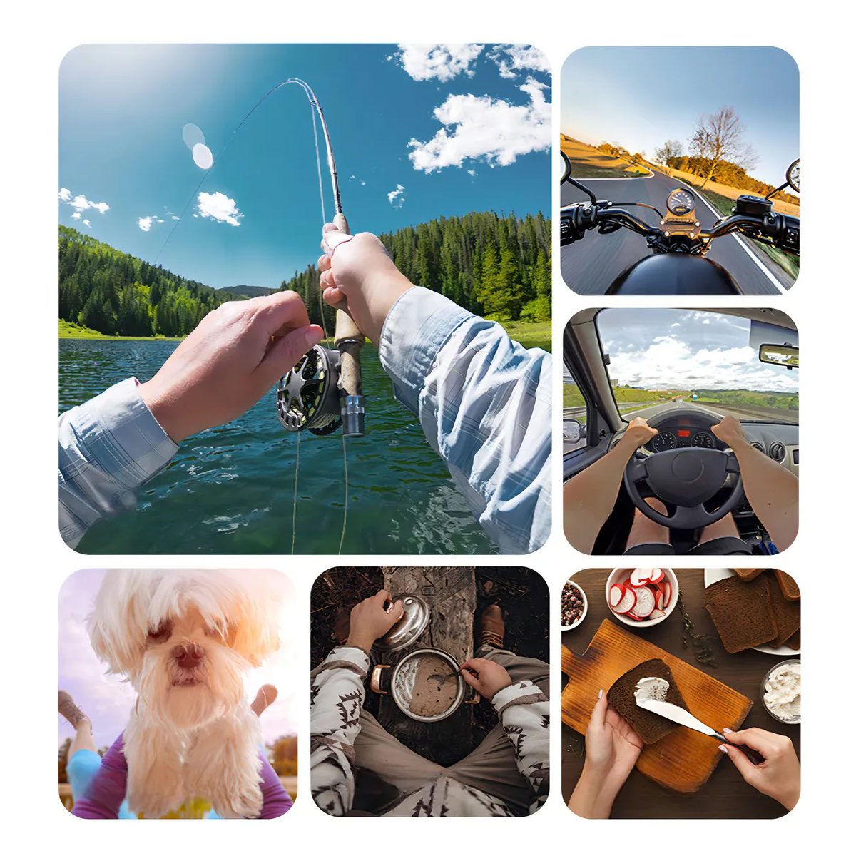 Suporte Peitoral Ajustável para Celular e GoPro – Colete para Filmagens