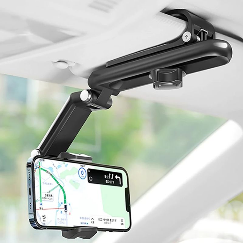 Suporte De Celular Para Quebra Sol Do Carro Rotação 360°