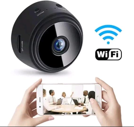 Mini Câmera Espiã A9 Wifi com Sensor e Visão Noturna