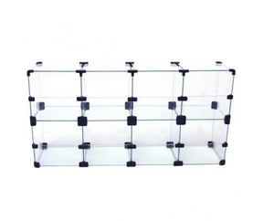 Baleiro de Vidro 80L x 40A x 20P cm