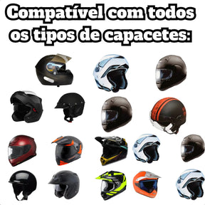MCSB Fone De Ouvido Para Capacete Moto Bluetooth 5.3 Sem Fio Com Microfone Headset Rgb A Prova D'agua Motoqueiro Y10 Comunicador Sem Fio Motocicleta