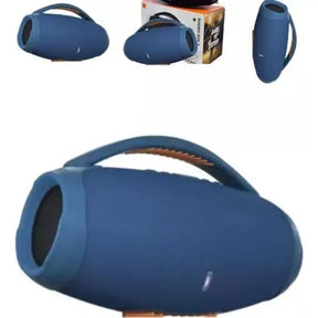 Caixa De Som Boombox Bluetooth Bivolt- Azul