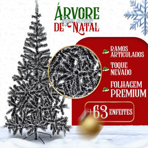 Árvore Natal Pinheiro 180cm Enfeitada Decorada Promoção Luxo