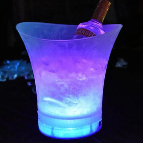 BALDE DE BEBIDAS COM CAIXA DE SOM BLUETOOTH LED RGB - AL-8707 - ALTOMEX