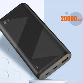 CARREGADOR PORTÁTIL POWERBANK 20000MAH PD 20W - XO-PR150