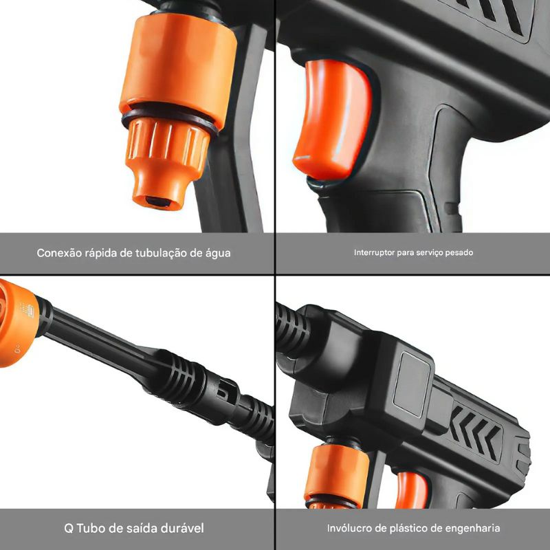Lavadora De Alta Pressão Vap Portátil Recarregável