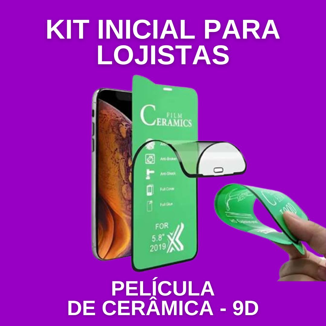 Kit com 400 Películas de Cerâmica 3D