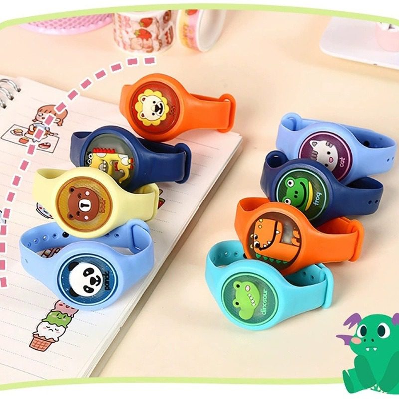 Pulseira Repelente Infantil Proteção Anti Mosquito Led