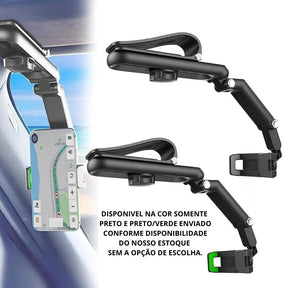 Suporte De Celular Para Quebra Sol Do Carro Rotação 360°