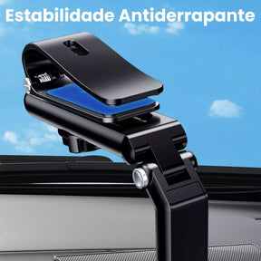 Suporte De Celular Para Quebra Sol Do Carro Rotação 360°