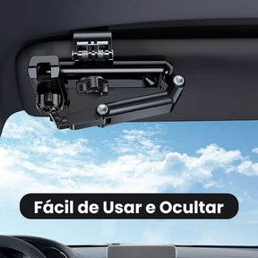 Suporte De Celular Para Quebra Sol Do Carro Rotação 360°
