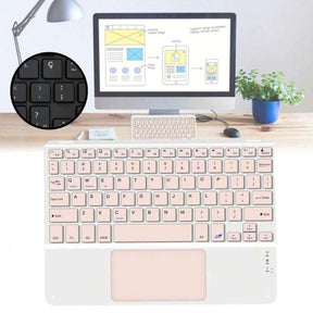 Teclado Sem Fio Bluetooth Com TouchPad