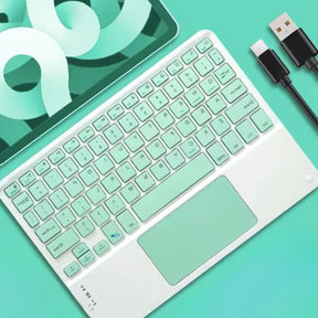 Teclado Sem Fio Bluetooth Com TouchPad